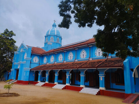 St.marry's church &ndash; Striking Blue Catholic Church kalpitiya  in Sri Lanka