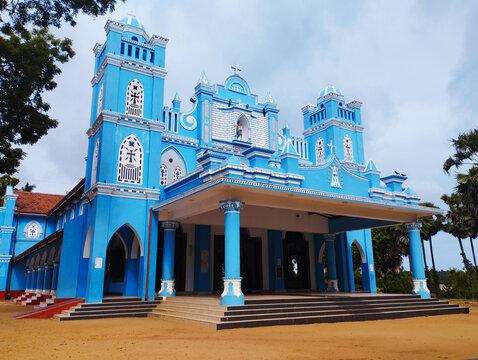 St.marry's church &ndash; Striking Blue Catholic Church kalpitiya  in Sri Lanka