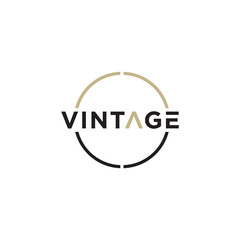 Text Logo Typography vintage, Symbol Logo Design Inspiration