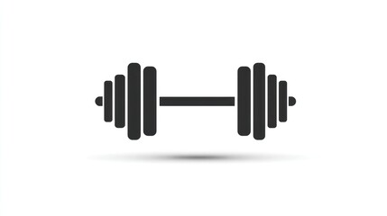 Simple dumbbell illustration