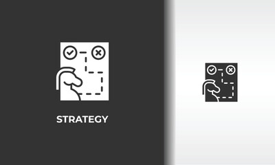 Strategy Vector, Icon Or Logo Sign Isolated Symbol Illustration