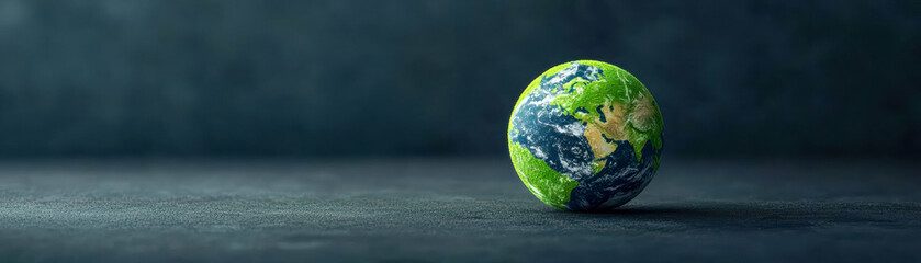 Fototapeta premium bio-circular green economy with sustainability and environmental impact. AI-enhanced carbon footprint tracking system measuring sustainability efforts in a circular economy