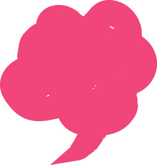 speech bubble vector ilustration on transparent background