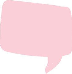 speech bubble vector ilustration on transparent background