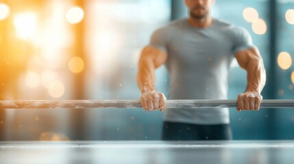 Strength training action gym location fitness content type motivational environment close-up viewpoint power concept for seo impact