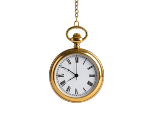 Elegant Golden Pocket Watch for Collectors and Jewelry Design
