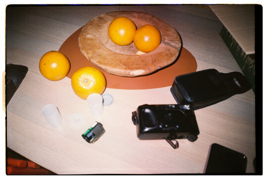 Analog camera and film rolls