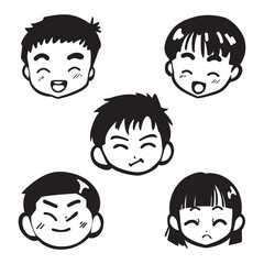 Cartoon Smileys and Emotions Illustration Collection