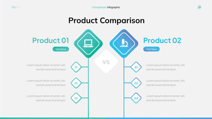 Business Comparison Infographic