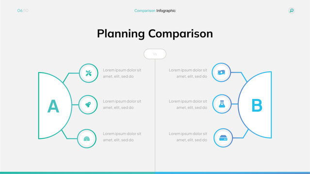 Business Comparison Infographic