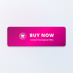 Premium BUY NOW Button with Shopping Cart