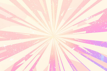 ポップな集中線の背景素材