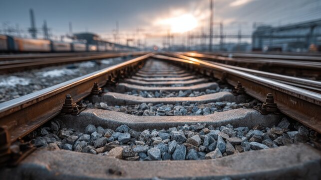 Train tracks surrounded by rocks and gravel representing the concept of parallel execution and the importance of stability