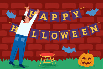 Hanging Halloween Decoration