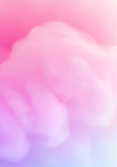 Colorful Pink Purple Cloud Illustration Soft Dreamy Background