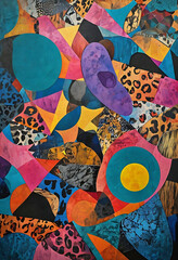 Vibrant Study Of Form Texture And Color Depth