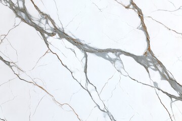 Elegant polished white marble surface with soft grey veins