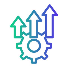 improvement Line Gradient Icon