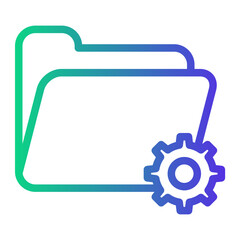 data Line Gradient Icon