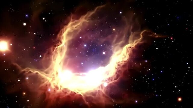 Cosmic Birth A Nebula's Fiery Heart Revealed in Stunning Detail