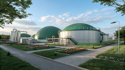 A Biogas Plant turns organic waste into clean energy and fertilizer through anaerobic digestion, offering a sustainable and eco-friendly solution for waste management and energy production