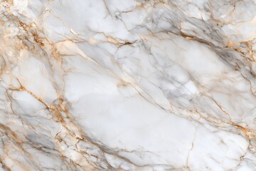 White marble slab with warm caramel and gold veins — elegant, high‑end stone texture for luxury backgrounds