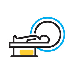 Vector multi color icon for Diagnostic