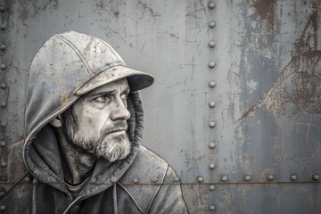 Naklejka premium portrait of a man