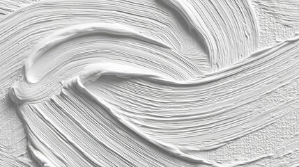 Obraz premium Abstract, textured white paint strokes