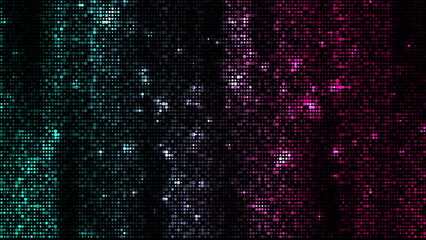 Abstract glowing blue purple dots geometric shiny background