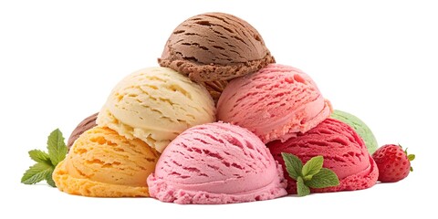 colorful ice cream