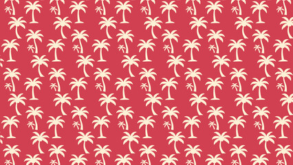 Coconut tree vector pattern design