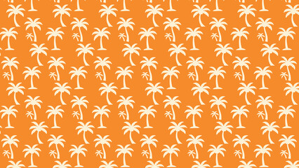 Coconut tree vector pattern design