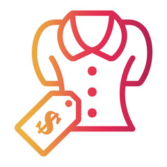 bag Line Gradient Icon