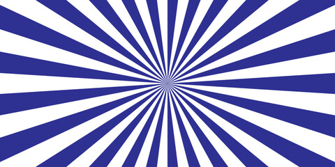 retro background with rays sunburst sunbeam blue pattern texture design.	