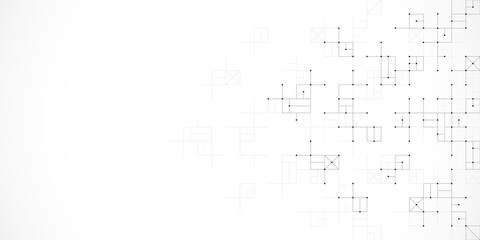 Minimalistic texture with linear squares pattern. Creative idea of modern design with abstract geometric background