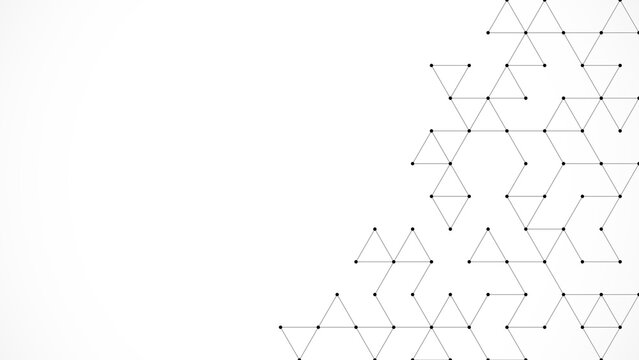 Creative idea of modern design with abstract geometric background. Minimalistic texture with triangles pattern
