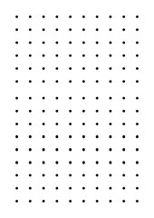 black and white dots on A4-size paper