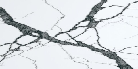 White marble with dark grey veins