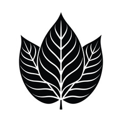 set of leaf icons