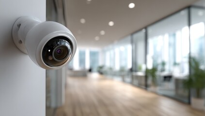 Security camera in office