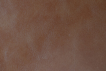 Fototapeta premium Close up texture of brown leather surface background