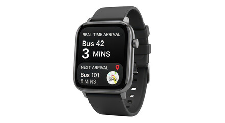 digital smartwatc isolated on white