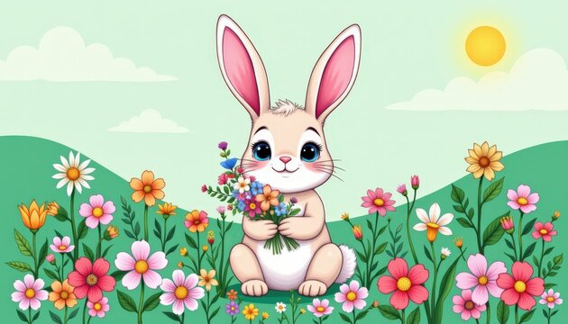 Joyful Rabbit Lush Mint Green Paradise