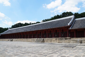 Jeongjeon Hall in Jongmyo Shrine - Seoul, Korea