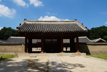 Jeongjeon Hall in Jongmyo Shrine - Seoul, Korea