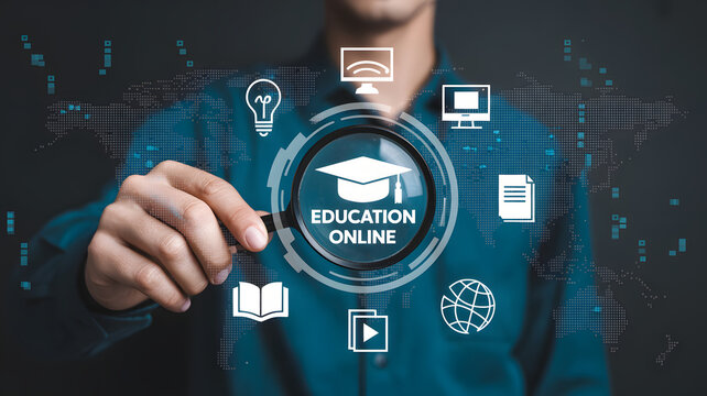 Unlock global knowledge with online education, magnifying learning opportunities worldwide.