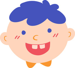 Happy Little Kid Smiling With Gap Teeth