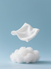 Floating cotton fabric with cotton combination lightweight concept