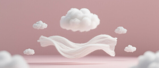 Floating cotton fabric with cotton combination lightweight concept